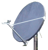2.4 Meter Offset Dish snow and ice satellite dish cover