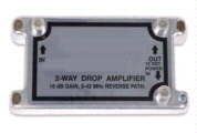 1GHz 2-Way Drop Amplifier With Forward and Reverse Path - 10dB