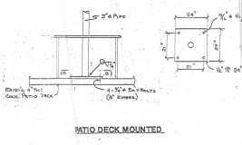 Alternate Larger Baseplate Ground Mount Install Drawing