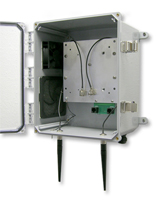 Wall Mounted Enclosure with Cooling Fan