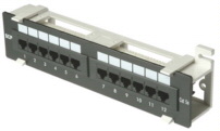 CAT 5E 12 Port Vert. Patch Panel