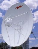 4.6 Meter Dish K-band earth station antennas feature a uniquely formed dual reflector Gregorian system coupled with close-tolerance