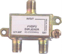 DIPLEXER - CATV - Uhf/Vhf  Comb.