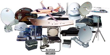 Mobile, Portable In-Motion Underway Trailer pulled, Jumbo Transportable, Tripod Satellite, Fold Down Units, Automatic, Auto tracking, Collapsible, Auto alignment, Self Aiming Dish, Stand, Mount, Marine, Boat, Plane, Helicopter, Train, Truck, SUV, BUS, Camper, RV