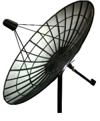 16' Foot Black Mesh Satellite Dish
