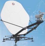 Mobile TV Broadcasting Satellite Dish