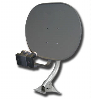 Elliptical dish