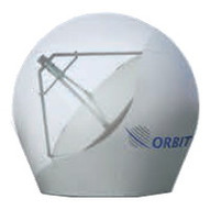 ORBIT Gaia-100 3.7M Earth Observation Ground Station 3.7M reflector covered in 4.3M high Radome to operate anywhere, anytime.
