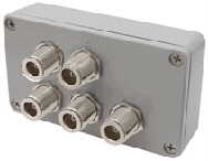 4-Way 25.8 GHz Signal Splitter N-Female Connecto