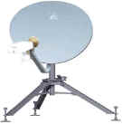 Mobile Dish Flyaway Portable Dish Antenna Rx / Tx aircraft baggage checkable