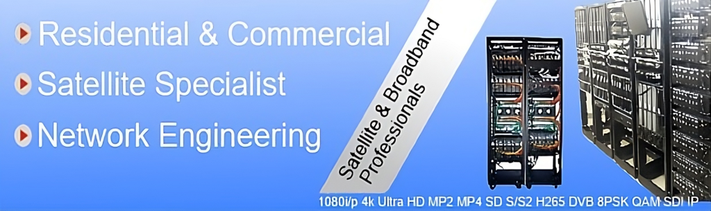 C-band, Ku-band, or Ka-band