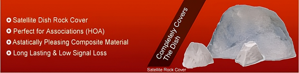 Dish Rock Cover Satellite Rock