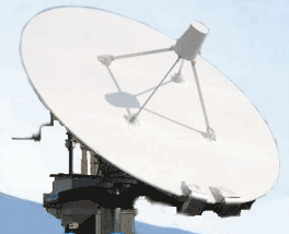 Satellite De-Ice Dish Antenna